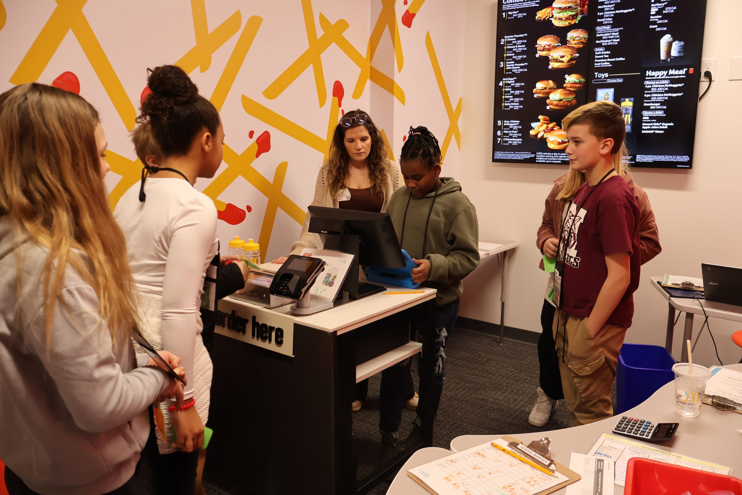 - JA of Central Ohio JA BizTown Newark Students Working at McDonalds