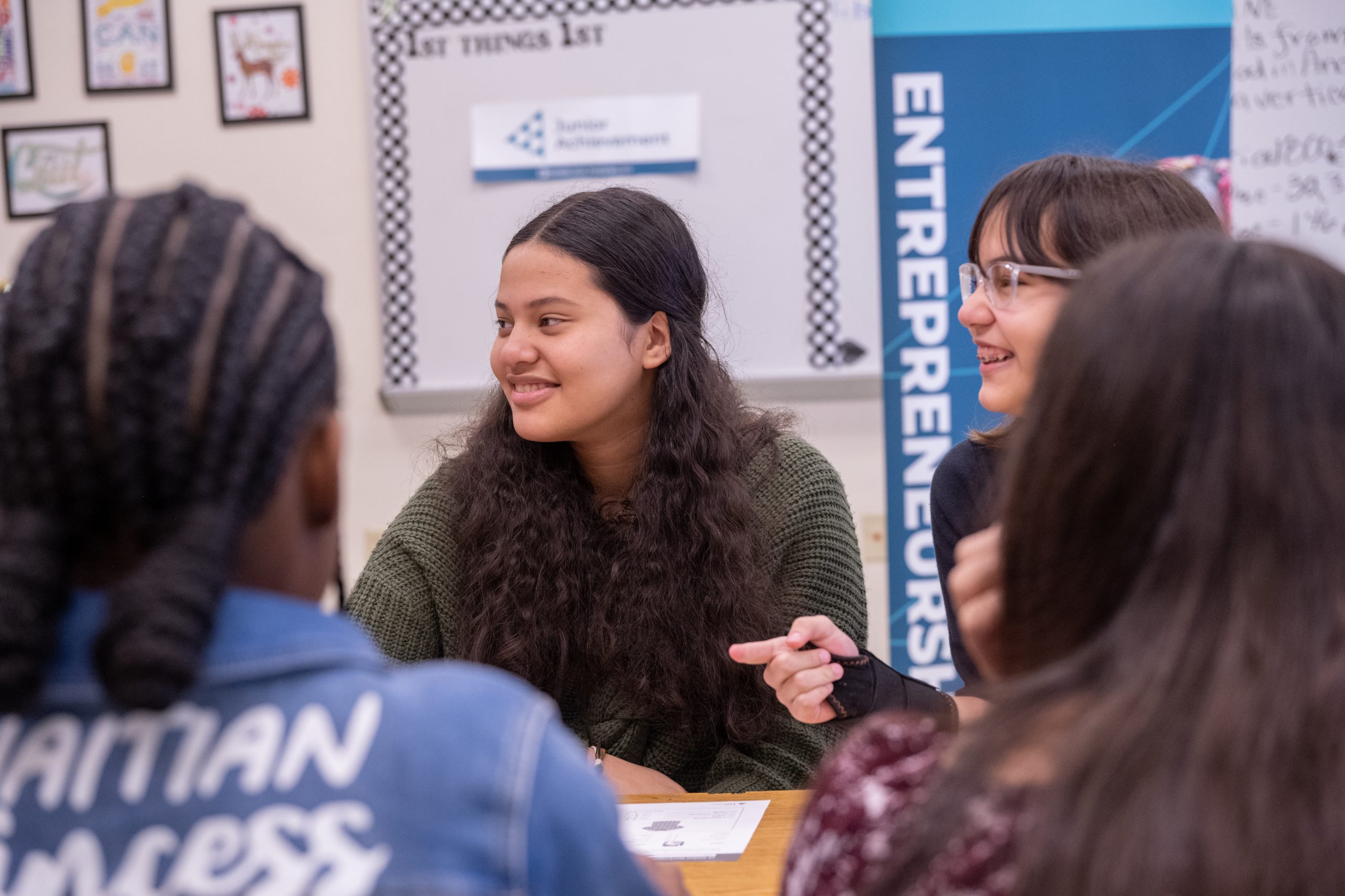 Middle School Student Smiling