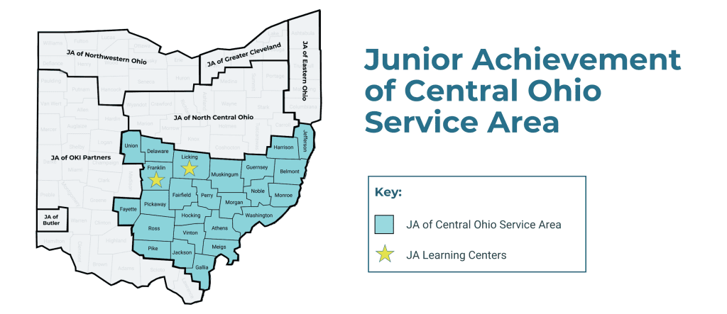 JA of Central Ohio Service Area